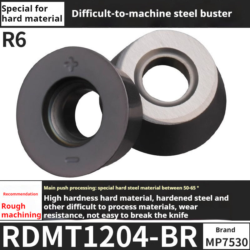 2036-CNC milling inserts, RPMW carbide R5 machining center, R4 milling machine, R6 milling inserts, RPMT round cutter cutters Shandong Denso Pricision Tools Co.,Ltd.